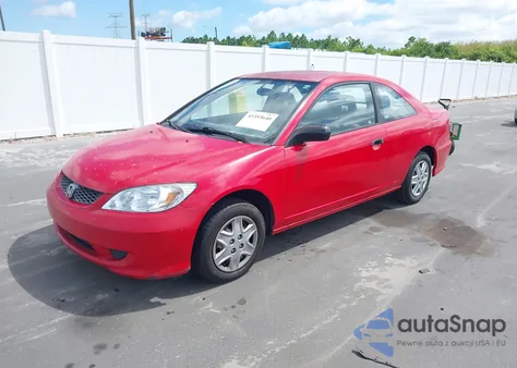 2004 Honda Civic Vp from USA, damaged, VIN 1HGEM221X4L048008